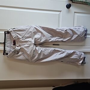 women's sz med turbine boardwear snowpants cream